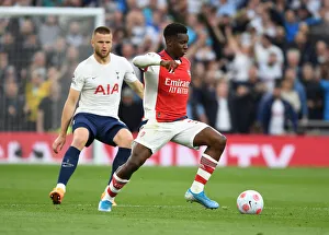 Tottenham Hotspur V Arsenal 2021-22 Prints: Intense Rivalry: Nketiah vs. Dier - Arsenal vs. Tottenham (2021-22)