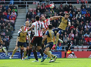 Sunderland V Arsenal 2015-16 Prints: Intense Rivalry: Olivier Giroud vs