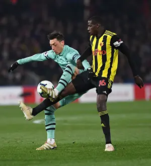 Intense Rivalry: Ozil vs Doucoure - Watford vs Arsenal Premier League Showdown, 2018-19