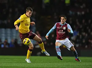 Intense Rivalry: Ramsey vs. Westwood at Villa Park - Aston Villa vs. Arsenal, Premier League 2012-13