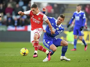 Intense Rivalry: Trossard vs. Praet Battle - Leicester City vs. Arsenal FC: A Fight for Supremacy in the Premier League