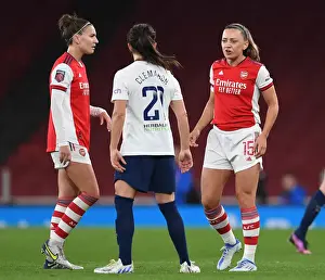 Intense Rivalry: The Verbal Duel Between McCabe and Clemaron at Arsenal Women vs. Tottenham Hotspur