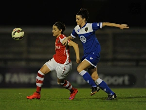 Arsenal Ladies V Bristol Academy 15/4/15 Prints: Intense Rivalry: Vicky Losada vs. Jasmine Matthews Battle at the WSL Match