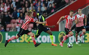 Intense Rivalry: Welbeck vs Ward-Prowse - Southampton vs Arsenal Clash in Premier League