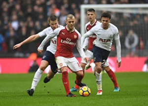 Tottenham Hotspur V Arsenal 2017-18 Prints: Intense Rivalry: Wilshere vs Alli, Dier - Tottenham vs Arsenal, Premier League