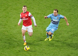 Arsenal V West Ham United 2012-13 Prints: Intense Rivalry: Wilshere vs. Noble - Arsenal vs. West Ham Showdown