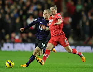Intense Rivalry: Wilshere vs Schneiderlin - Southampton vs Arsenal Clash (2013)