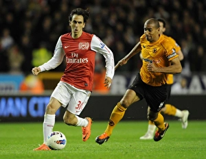 Wolverhampton Wanderers V Arsenal 2011-12 Prints: Intense Rivalry: Yossi Benayoun vs