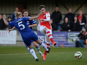 Chelsea Ladies V Arsenal Ladies 30/4/15 Prints: Intense Shooting Showdown: Vicky Losada vs