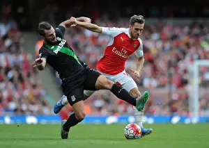Intense Showdown: Ramsey vs. Pieters in Arsenal's Battle Against Stoke