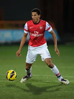 Arsenal U19 V Athletico Bilbao U19 - NextGen Prints: Isaac Hayden in Action: Arsenal U19 vs Athletico Bilbao U19 - NextGen Series