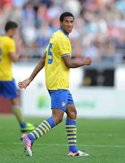 Arsenal V Manchester City Pre Season 2013-14 Prints: Isaac Hayden in Action: Arsenal vs Manchester City Pre-Season Clash (2013)