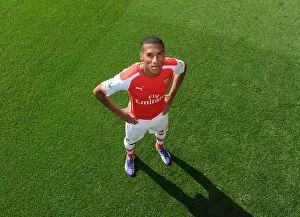 Isaac Hayden (Arsenal). Arsenal 1st Team Photocall. Emirates Stadium, 7 / 8 / 14. Credit