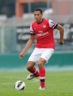 Arsenal U19 v Chelsea U19 - NextGen Series 1-2 Final 2012-13 Collection: Isaac Hayden (Arsenal). Arsenal 3: 4 Chelsea. NextGen Series 1 / 2 Final. Stadio Como