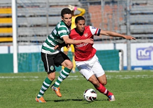 Isaac Hayden (Arsenal) Wallyson Mallmann (Sporting). Arsenal U19 1: 3 Sporting Lisbon U19