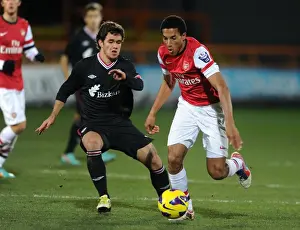 Arsenal U19 V Athletico Bilbao U19 - NextGen Prints: Isaac Hayden vs. Ager Aqueche: Clash of the NextGen Stars at Arsenal U19 vs