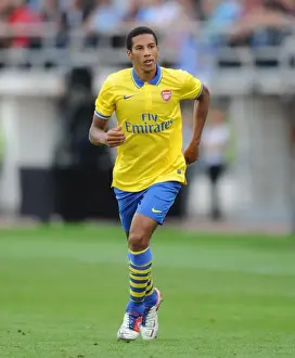Arsenal V Manchester City Pre Season 2013-14 Prints: Issac Hayden in Action: Arsenal vs Manchester City Pre-Season Clash, Finland 2013
