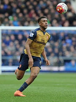 Everton V Arsenal 2015-16 Prints: Iwobi in Action: Everton vs. Arsenal, Premier League 2015-16