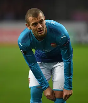 FC Koln V Arsenal 2017-18 Prints: Jack Wilshere: In Action Against 1. FC Köln (2017-18 UEFA Europa League)
