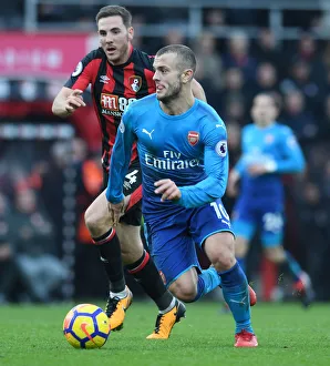 AFC Bournemouth V Arsenal 2017-18 Prints: Jack Wilshere in Action: AFC Bournemouth vs. Arsenal, Premier League 2017-18