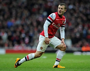 Arsenal V Stoke City 2012-13 Prints: Jack Wilshere: In Action for Arsenal Against Stoke City, Premier League 2012-13
