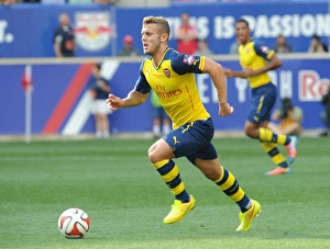 New York Red Bulls V Arsenal 2014-15 Prints: Jack Wilshere in Action: Arsenal vs. New York Red Bulls (2014) - Pre-Season Friendly