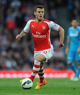 Arsenal V Sunderland 2014-15 Prints: Jack Wilshere in Action: Arsenal vs. Sunderland (2014-15)