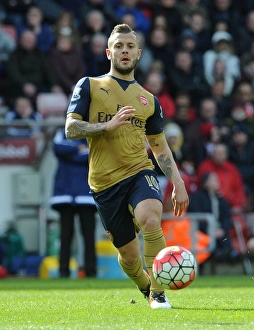 Sunderland V Arsenal 2015-16 Prints: Jack Wilshere in Action: Arsenal vs. Sunderland (Premier League 2015-16)