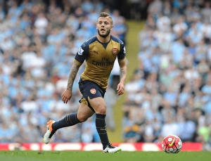 Manchester City V Arsenal 2105-16 Prints: Jack Wilshere in Action: Arsenal vs. Manchester City, Premier League 2015-16