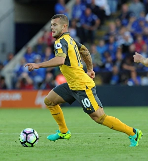 Leicester City V Arsenal 2016-17 Prints: Jack Wilshere in Action: Arsenal vs. Leicester City, Premier League 2016-17