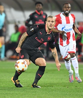 Jack Wilshere in Action: Arsenal vs. Red Star Belgrade, Europa League 2017-18