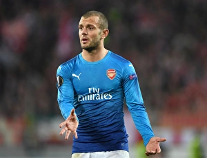 FC Koln V Arsenal 2017-18 Prints: Jack Wilshere in Action: Arsenal vs. 1. FC Koln, UEFA Europa League 2017-18