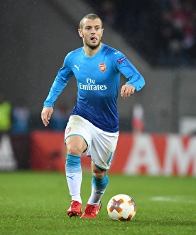 FC Koln V Arsenal 2017-18 Prints: Jack Wilshere in Action: Arsenal vs. 1. FC Koln, UEFA Europa League 2017-18