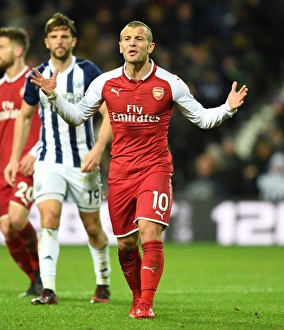 West Bromwich Albion V Arsenal 2017-18 Prints: Jack Wilshere in Action: Arsenal vs. West Bromwich Albion (December 2017)