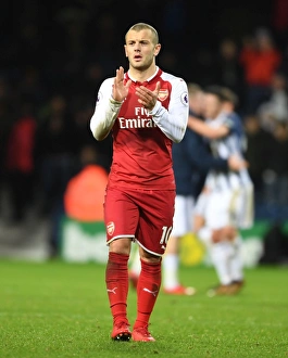 West Bromwich Albion V Arsenal 2017-18 Prints: Jack Wilshere in Action: Arsenal vs. West Bromwich Albion (December 2017)