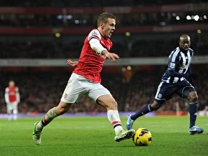 Images Dated 8th December 2012: Jack Wilshere in Action: Arsenal vs. West Bromwich Albion, Premier League 2012-13
