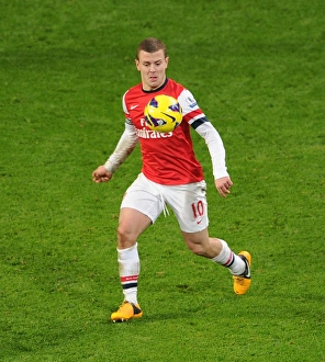 Arsenal V West Ham United 2012-13 Prints: Jack Wilshere in Action: Arsenal vs. West Ham United, Premier League 2012-13