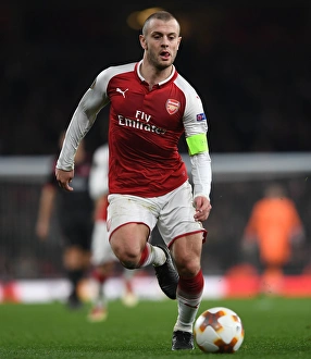 Jack Wilshere in Action: Arsenal vs AC Milan, Europa League 2018