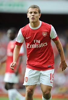 Jack Wilshere in Action: Arsenal vs AC Milan, Emirates Cup Pre-Season 2010-11