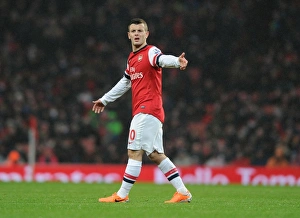 Arsenal V Cardiff City 2013-14 Prints: Jack Wilshere in Action: Arsenal vs Cardiff City, Premier League 2013-14