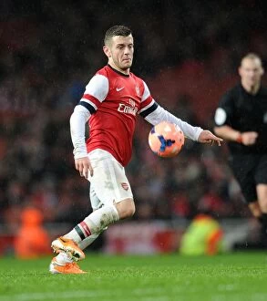 Images Dated 24th January 2014: Jack Wilshere in Action: Arsenal vs Coventry City, FA Cup Fourth Round