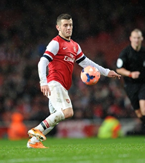 Arsenal V Coventry City - FA Cup 4th Rd 2013-14 Prints: Jack Wilshere in Action: Arsenal vs Coventry City, FA Cup Fourth Round