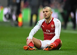 Arsenal V Manchester City - Carabao Cup Final 2018 Prints: Jack Wilshere in Action: Arsenal vs Manchester City - Carabao Cup Final 2018