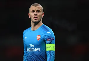 Arsenal V Östersunds FK 2017-18 Prints: Jack Wilshere: In Action for Arsenal vs Östersunds FK, Europa League 2018