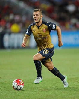 Jack Wilshere in Action: Arsenal vs Singapore XI, Barclays Asia Trophy, 2015
