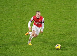 Arsenal V West Ham United 2012-13 Prints: Jack Wilshere in Action: Arsenal vs West Ham United, Premier League 2012-13