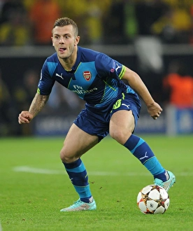 Jack Wilshere in Action: Borussia Dortmund vs. Arsenal, UEFA Champions League (2014-15)