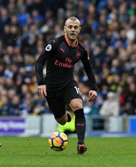 Images Dated 4th March 2018: Jack Wilshere in Action: Brighton & Hove Albion vs Arsenal, Premier League 2017-18