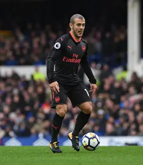 Jack Wilshere: In Action Against Everton, Premier League 2017-18
