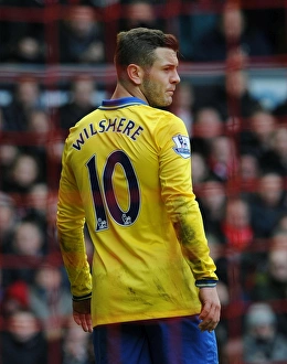 Liverpool V Arsenal 2013-14 Prints: Jack Wilshere: In Action Against Liverpool, Premier League 2013-14